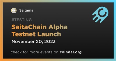 Saitama to Launch SaitaChain Alpha Testnet on November 20th