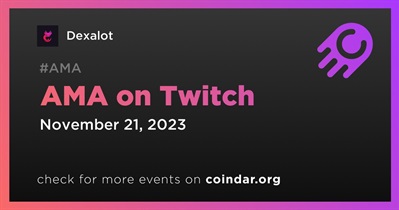 Dexalot to Hold AMA on Twitch on November 21st