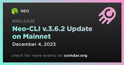NEO to Upgrade Neo-CLI v.3.6.2 Mainnet on December 4th