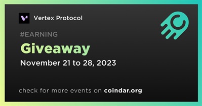 Vertex Protocol to Hold Giveaway