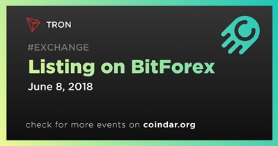 BitForex पर लिस्टिंग