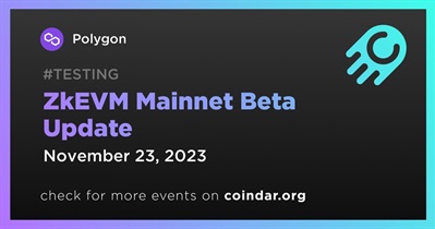 Polygon to Hold ZkEVM Mainnet Beta Update on November 23rd