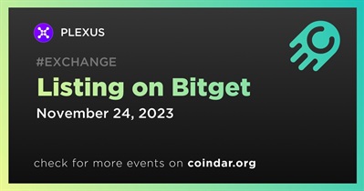 PLEXUS to Be Listed on Bitget on November 24th