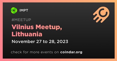 IMPT to Host Meetup in Vilnius on November 27th