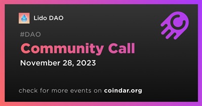 Lido DAO to Host Community Call on November 28th