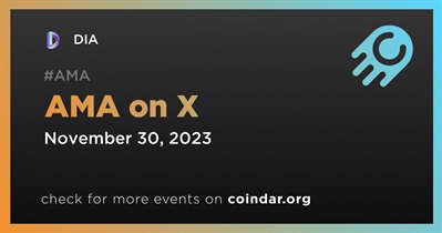 DIA to Hold AMA on X on November 30th