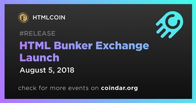 HTML Bunker Exchange Launch