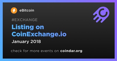 CoinExchange.io पर लिस्टिंग