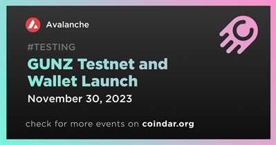 Avalanche Announces GUNZ Testnet and Wallet Launch