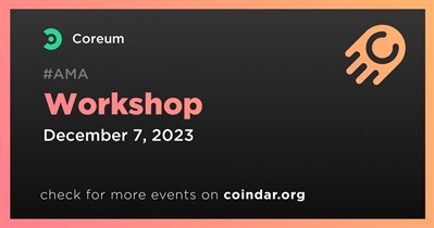 Coreum to Host Workshop on December 7th