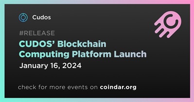 CUDOS’ blockchain computing platform 启动