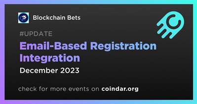 Blockchain Bets to Implement Email-Based Registration in December