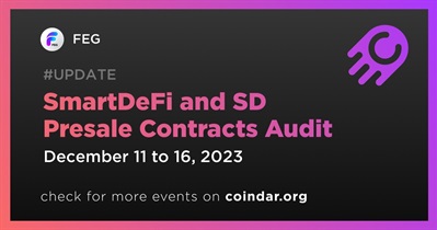 FEG Announces SmartDeFi and SD Presale Contracts Audit