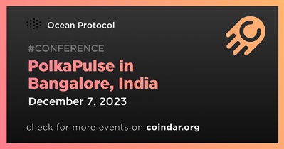 Ocean Protocol to Participate in PolkaPulse in Bangalore on December 7th