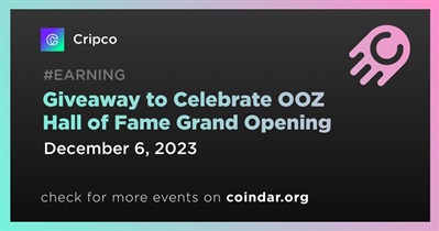 Sorteo para celebrar la gran inauguración del Salón de la Fama de OOZ