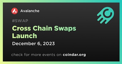 Lanzamiento de Cross Chain Swaps