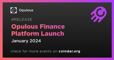Lançamento da plataforma financeira Opulous