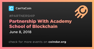 Partnership With Academy School of Blockchain