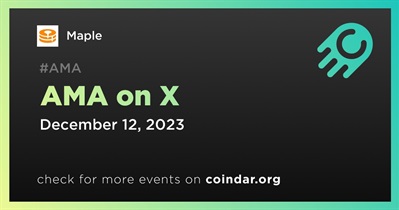 Maple to Hold AMA on X on December 12th