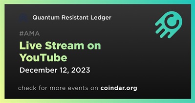 Quantum Resistant Ledger to Hold Live Stream on YouTube on December 12th