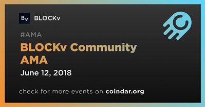 BLOCKv Community AMA