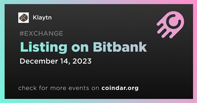 Klaytn to Be Listed on Bitbank on December 14th