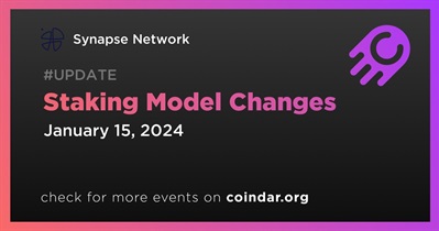 Synapse Network to Make Staking Model Changes on January 15th