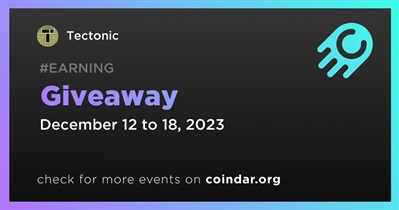 Tectonic to Hold Giveaway