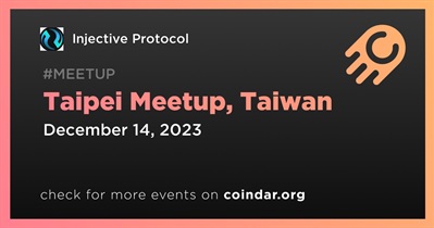 Injective Protocol to Host Meetup in Taipei on December 14th