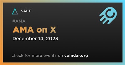 SALT to Hold AMA on X on December 14th