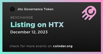 Jito Governance Token to Be Listed on HTX on December 12th