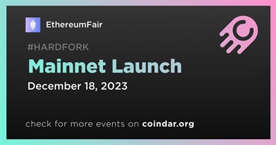 EthereumFair to Launch Mainnet on December 18th