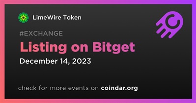 LimeWire Token to Be Listed on Bitget on December 14th