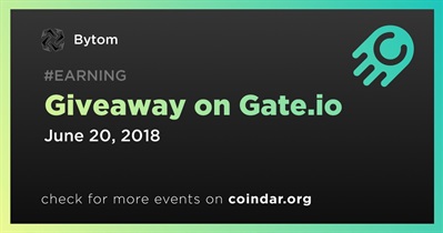 Giveaway on Gate.io