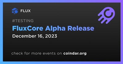 FLUX to Release FluxCore Alpha on December 16th