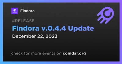 Actualización de Findora v.0.4.4