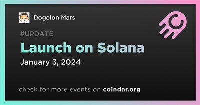 Dogelon Mars to Be Launched on Solana on January 3rd