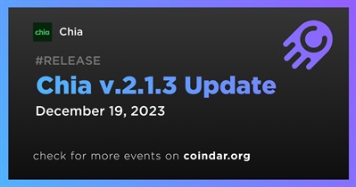 Chia v.2.1.3 Update