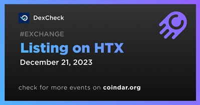 DexCheck to Be Listed on HTX on December 21st