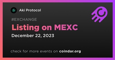 Aki Protocol to Be Listed on MEXC on December 22nd