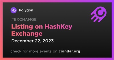 Polygon to Be Listed on HashKey Exchange on December 22nd
