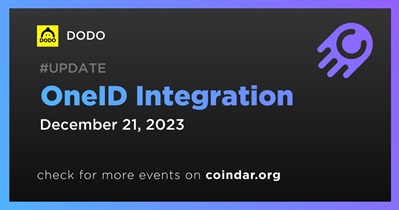 DODO to Be Integrated With OneID