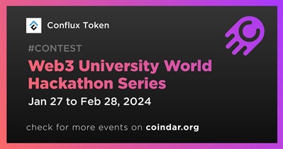 Conflux Token to Participate in Web3 University World Hackathon Series