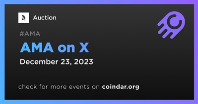 Auction to Hold AMA on X on December 23rd