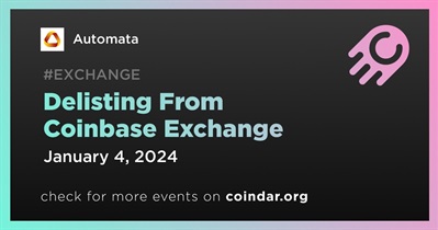 Automata to Be Delisted From Coinbase Exchange on January 4th