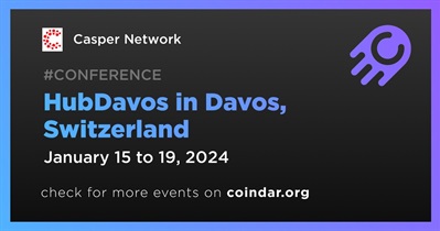 Casper Network to Hold HubDavos in Davos on January 15th