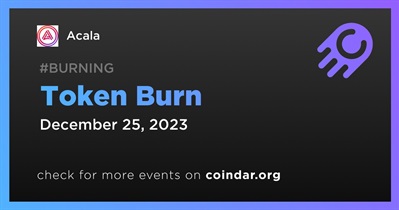 Acala to Hold Token Burn on December 25th