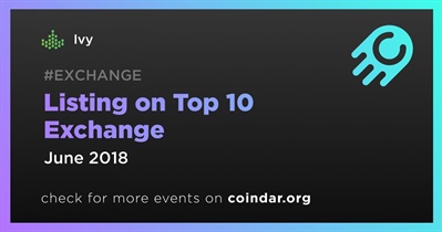 Lên danh sách tại Top 10 Exchange