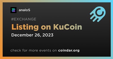 AnaloS to Be Listed on KuCoin on December 26th
