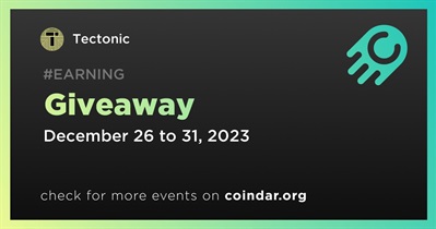 Tectonic to Hold Giveaway